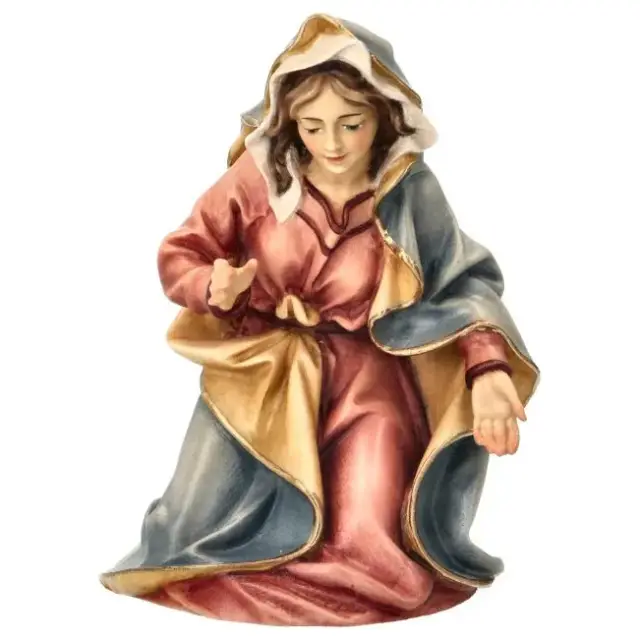 Houten kerststal Ulrich – Tradition set met 9 figuren, 15 cm