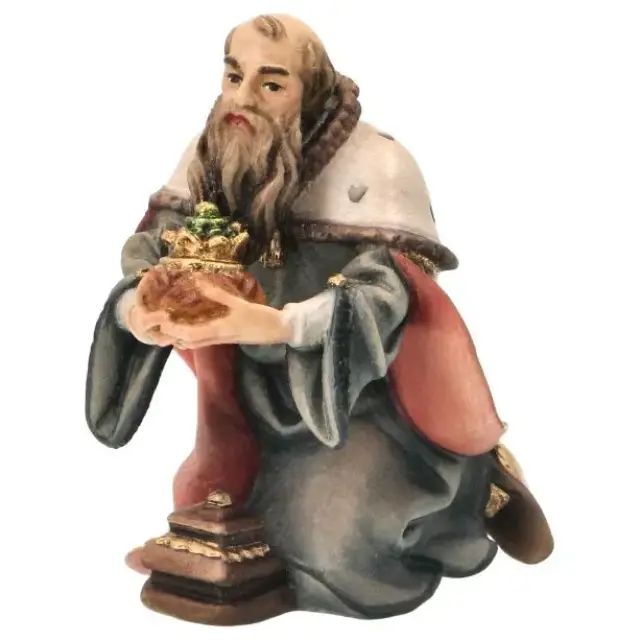 Houten kerststal Ulrich – Tradition set met 9 figuren, 15 cm