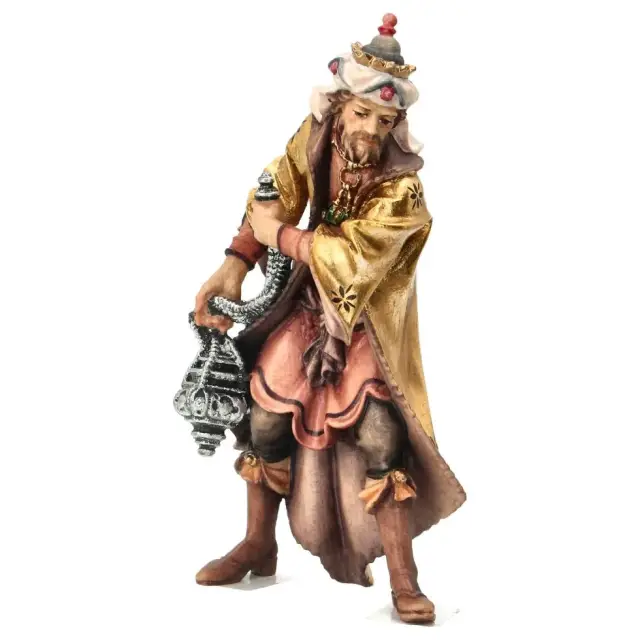 Houten kerststal Ulrich – Tradition set met 9 figuren, 15 cm