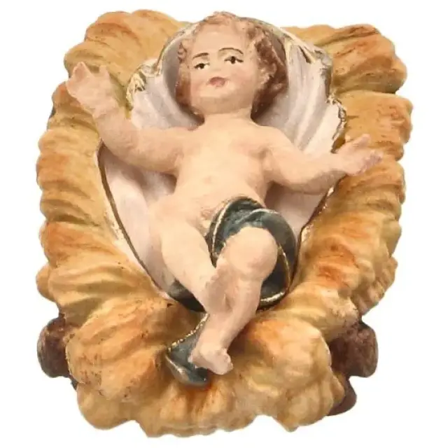 Houten kerststal Ulrich – Kennismakingsset met 5 figuren, 15 cm