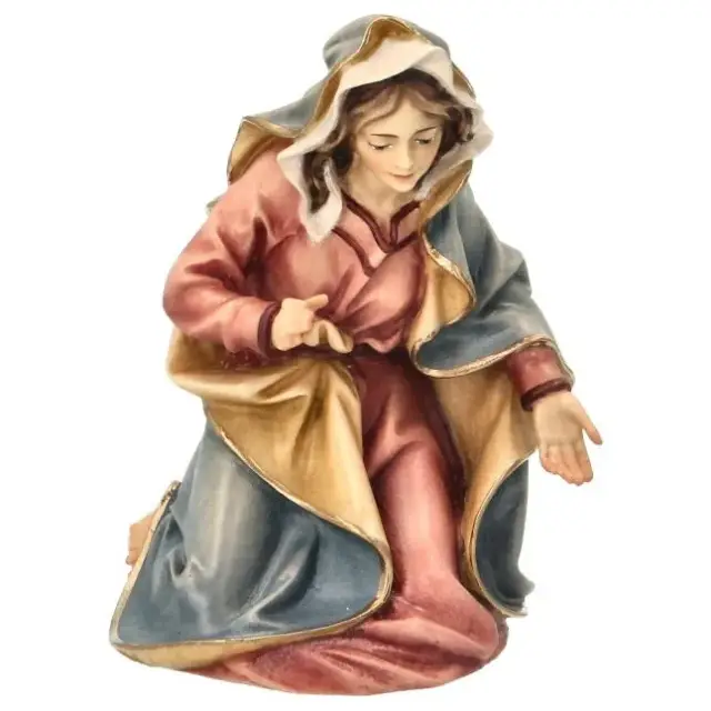 Houten kerststal Ulrich – Kennismakingsset met 5 figuren, 15 cm