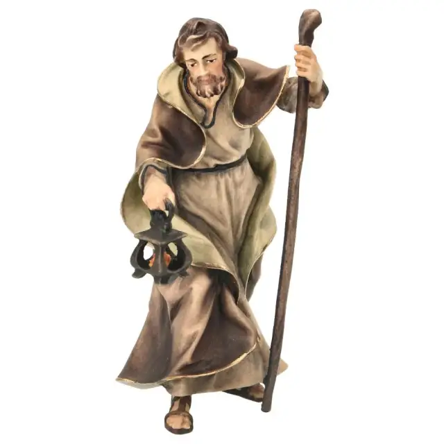 Houten kerststal Ulrich – Kennismakingsset met 5 figuren, 15 cm