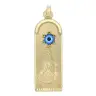 Médaille Ste Rita - Métal Doré + Strass