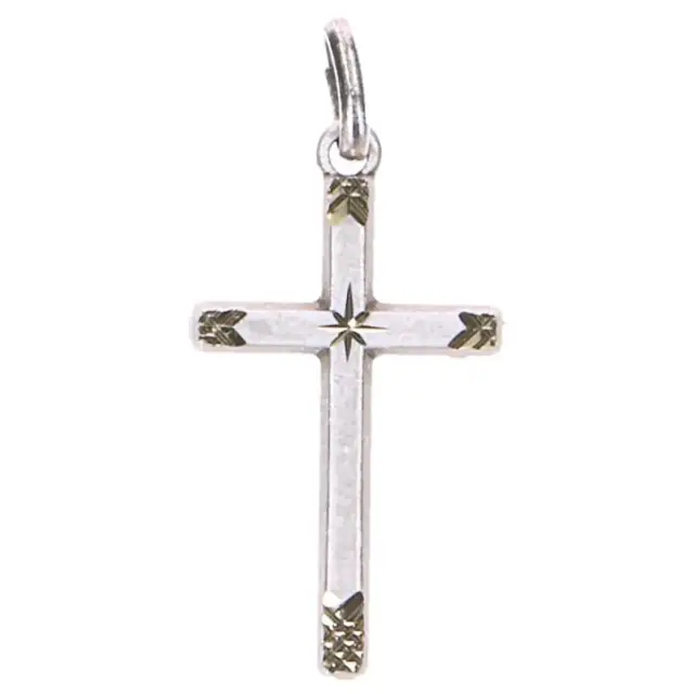 Cross 22 x 14 mm Silver Plated