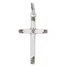 Cross 22 x 14 mm Silver Plated