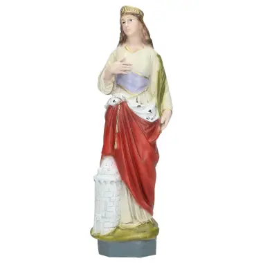 St. Barbara 30 cm style French stone