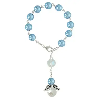 Dizainier/voiture Ange - Bleu + Grain Cristal