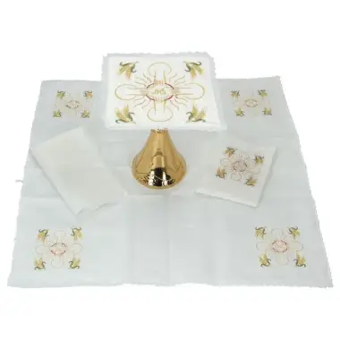 embroidered altar cloth 4 pieces