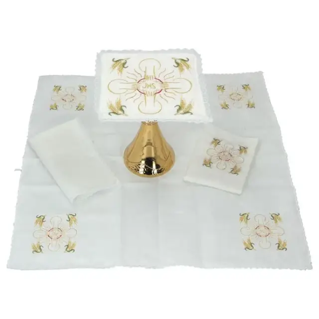 embroidered altar cloth 4 pieces