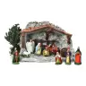 Provençaalse mas met 11 santons van 7 cm – Marcel Carbonel