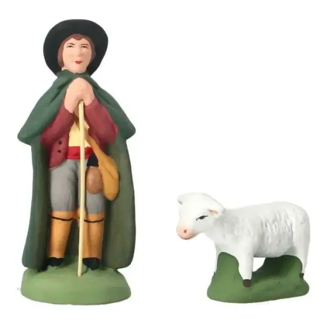 Provençaalse mas met 11 santons van 7 cm – Marcel Carbonel
