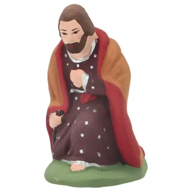 Santons van Marcel Carbonel – Ontdekkingsset – Stal met 5 santons, 7 cm