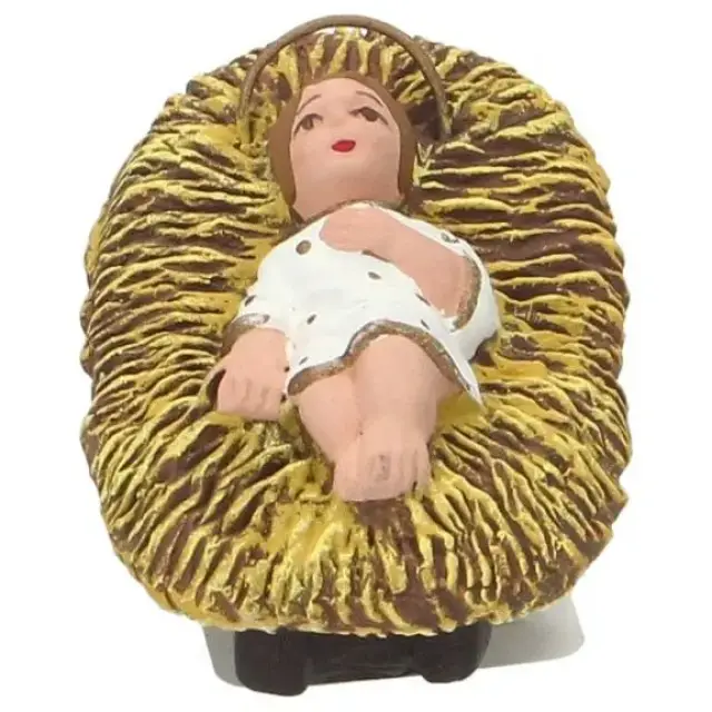 Santons van Marcel Carbonel – Ontdekkingsset – Stal met 5 santons, 7 cm