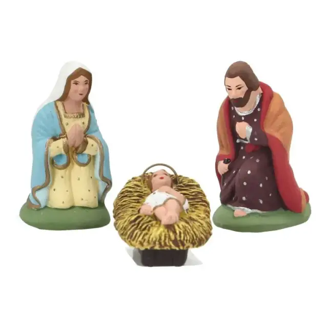 Carbonel-santons: Tradition-set – 11 santons van 7 cm