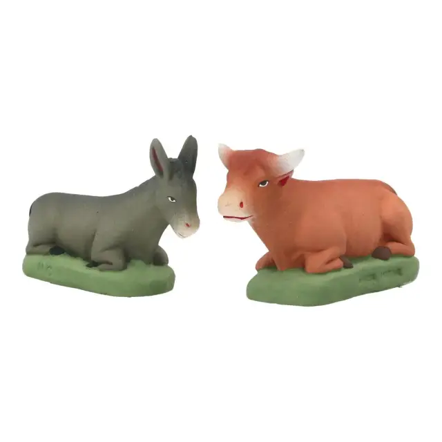 Carbonel-santons: Tradition-set – 11 santons van 7 cm
