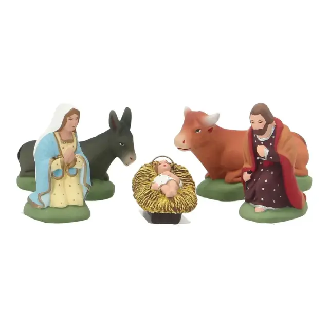 Santons van Marcel Carbonel – Ontdekkingsset – 5 santons, 7 cm