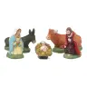 Santons van Marcel Carbonel – Ontdekkingsset – 5 santons, 7 cm