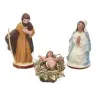 Provencaal santon : set van 11 figuren + stal