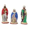 Provencaal santon : set van 11 figuren + stal