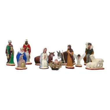 Provencaal santon : set van 11 figuren