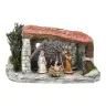 Provençaalse kerststal met 5 santons van 7 cm – Santons Gâteau