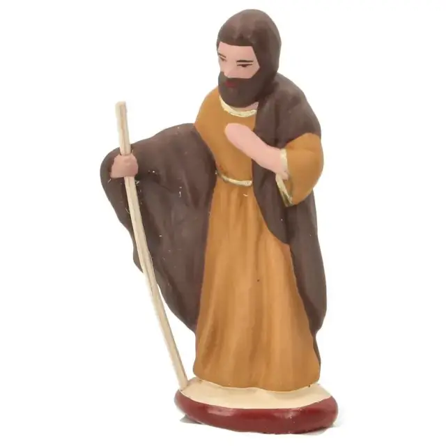 Provençaalse kerststal met 5 santons van 7 cm – Santons Gâteau
