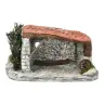 Provençaalse kerststal met 5 santons van 7 cm – Santons Gâteau