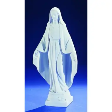 Wonderbare - 22 cm - "marmer" wit