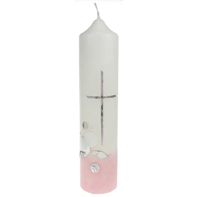 Cierge de Baptême - 265 X 60 mm
