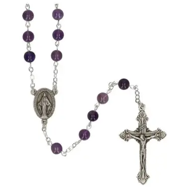 Rozenkrans Amethyst + Schrijn