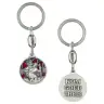 key ring St Christopherr / K.g.t. 30 mm Red Email