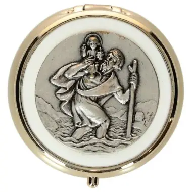 Pillendoosje - H Kristoffel - Diam 5 cm