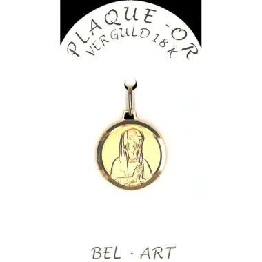 Medaille plaqué-goud - O.L.V. Biddend - 16 mm