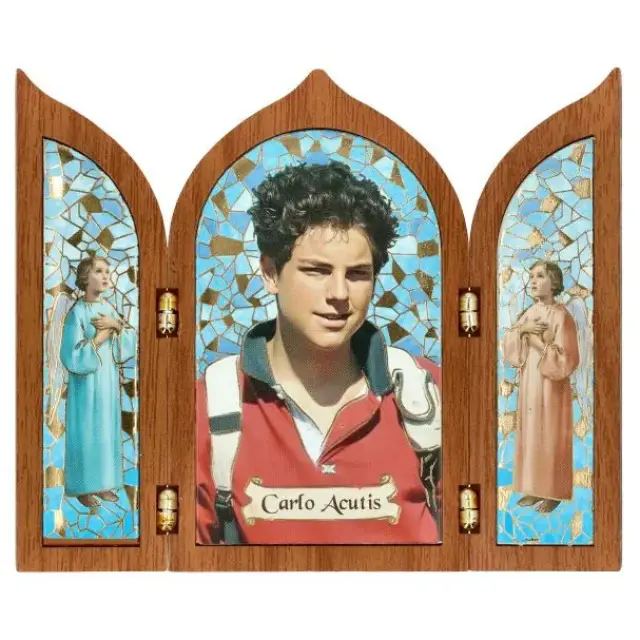 Triptyque 12 X H10 cm - St Carlo Acutis