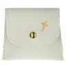 Etui Chapelet Cuir - 8 X 7 cm - Blanc