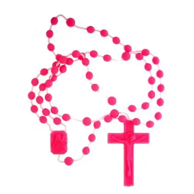 Rosary on nylon Rose