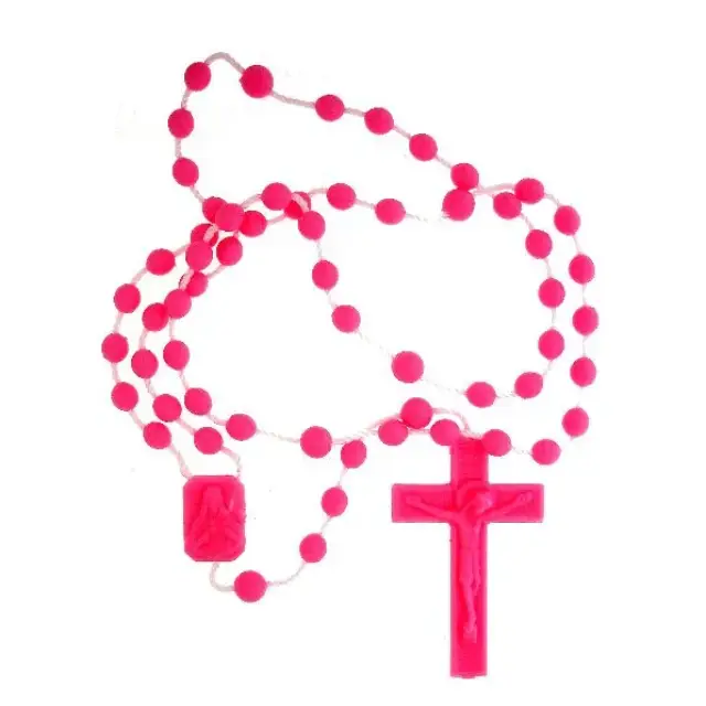 Rosary on nylon Rose