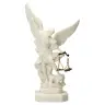 Statue 20 cm Alabaster St michael
