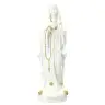 Beeld 20 cm - Alabaster + Goud Lourdes