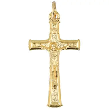 Kruisje 30 x 20 mm Metaal Verguld