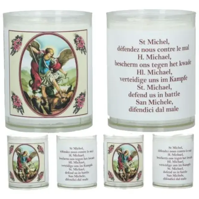 Set van 4 kaarsen - H Michael - tekst 5 talen