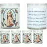 Set van 4 kaarsen - H Hart van Maria - tekst 5 talen