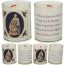 Set of 4 candles Christmas Text 5 languages