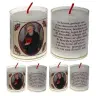 Set van 4 Kaarsen - H Benedictus - Tekst 5 Talen