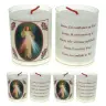 Set of 4 candles Merciful Christ Text 5 languages