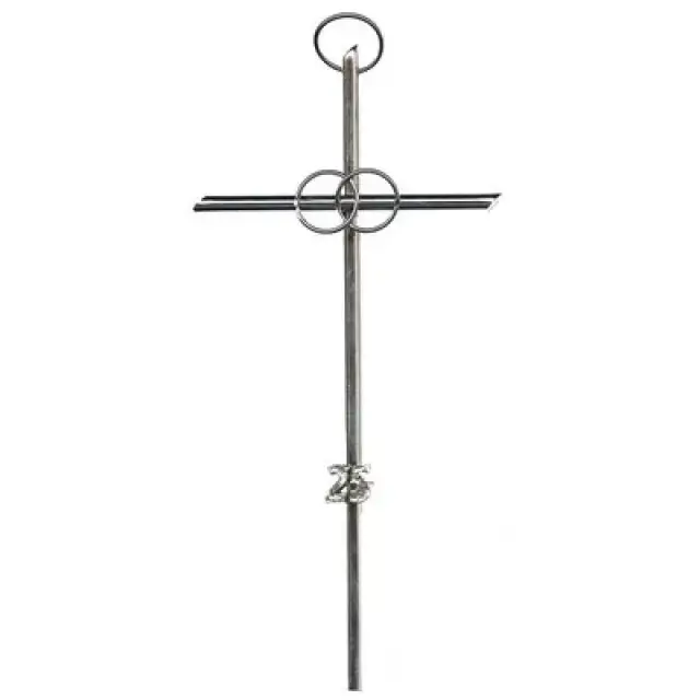 Cross Wedding 20cm "25" Nickel Metal