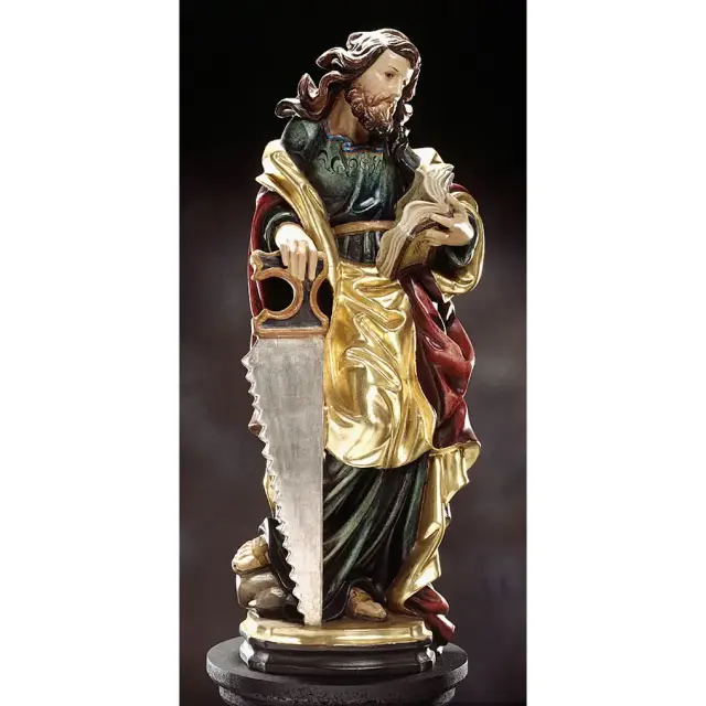Houtsnijwerk H Simon 30 Cm / Gekleurd