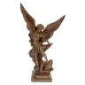 Statue 23 cm St Michael stained