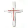 Croix Céramique - 17 X 11.5 cm - Blanc