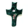 Cross Ceramic 20 X 13 Cm Dark Green